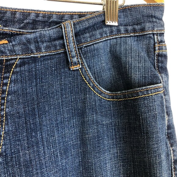 Old Navy The Dreamer Womens Bootcut Jeans Size 14 High Waist Stretch Denim - Picture 4 of 9